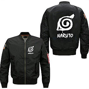 Naruto Bomber Jacket Konoha Logo NRC 1209