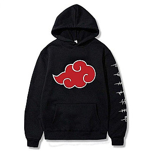 Akatsuki Design Hoodie - Naruto merchandise clothing NRC 0809