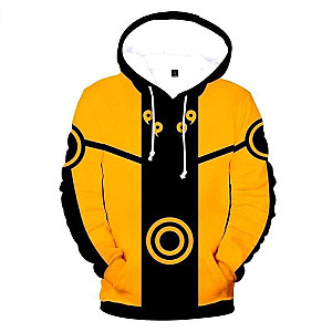 Naruto Kyuubi Chakra Mode Hoodie - Naruto merchandise clothing NRC 0809