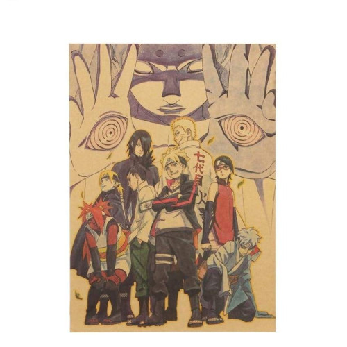 Boruto Naruto Next Generations Poster - Naruto merchandise clothing NRC 0809