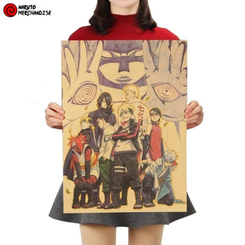 Boruto Naruto Next Generations Poster - Naruto merchandise clothing NRC 0809