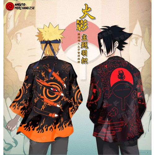 Sasuke Uchiha Clan Kimono - Naruto merchandise clothing NRC 0809