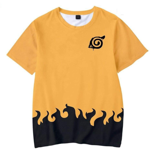 Naruto Yellow Shirt - Naruto merchandise clothing NRC 0809