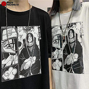 Itachi Sitting on Throne Shirt - Naruto merchandise clothing NRC 0809