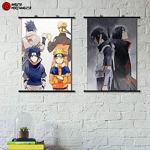 Naruto Sasuke Friends Poster - Naruto merchandise clothing NRC 0809