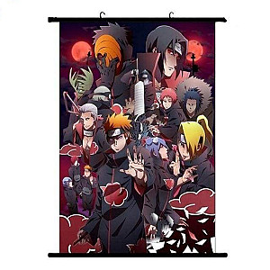Akatsuki Members Poster - Naruto merchandise clothing NRC 0809