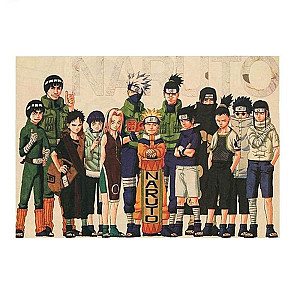 Naruto First Generation Poster - Naruto merchandise clothing NRC 0809